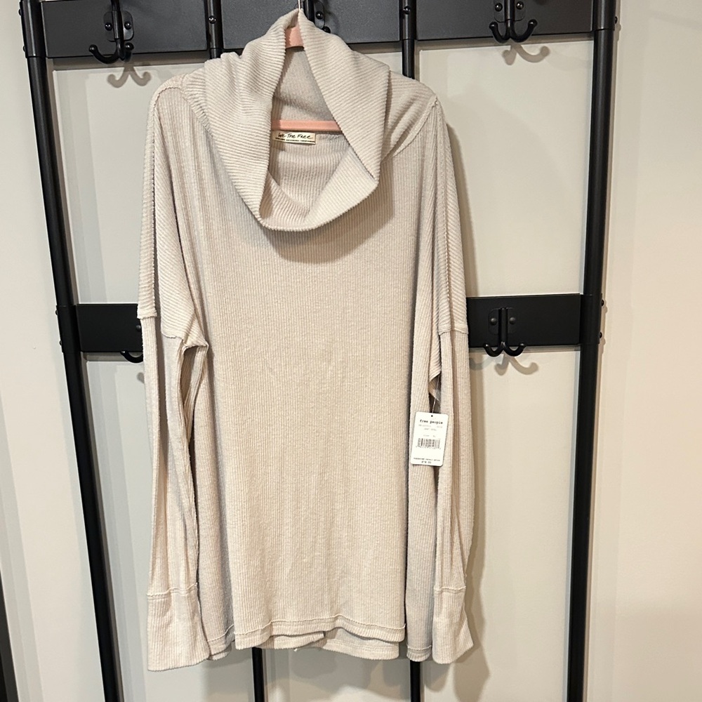 We The Free - Fap Cozy Cream Cowl Neck Sweater